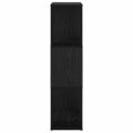 vidaXL Zostava TV skriniek 60 x 24 x 94,5 cm Čierna Kompozitné drevo