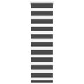 vidaXL Zebra roleta čierna 40x100 cm šírka látky 35,9 cm polyester