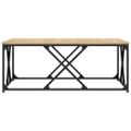 vidaXL Konferenčný stolík dub sonoma 100x100x40 cm kompozitné drevo
