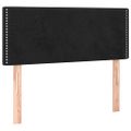 vidaXL Posteľný rám boxspring s matracom čierny 120x200 cm zamat