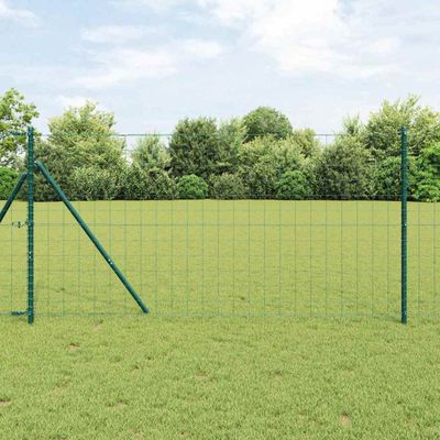 vidaXL Pevný kovaný drôtový plot 25 x 1 m (Š x V) PVC potiahnutá oceľ