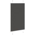vidaXL plisovaná roleta čierna 70x150 cm Šírka látky 69,4 cm