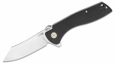 CJRB J1915-BK Kicker Black  vreckový nôž 8,9 cm, Stonewash, čierna, G10