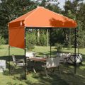 vidaXL Prístreškový stan 194 x 194 x 251 cm Oranžová Látka