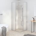 vidaXL Sprchovací kút matný ESG 80x80x180 cm