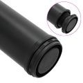 vidaXL Stolové nohy s nastaviteľnou výškou, čierne, 710 mm 4 ks