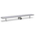 vidaXL Rovný sprchový odtok 2 ks s bublinkami 930x140 mm nehrdzavejúca oceľ