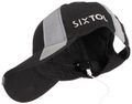 Reflexná kšiltovka s LED svetlom B-CAP SAFETY 25lm, nabíjacia, USB, univerzálna veľkosť, čierna SIXTOL