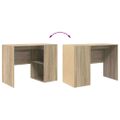 vidaXL Stôl Sonoma dub Kompozitné drevo 102 x 50 x 75 cm