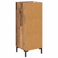 vidaXL Servírovacia skriňa Staré drevo 34,5 x 34 x 90 cm