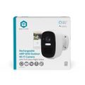 Kamera IP vonkajšia nabíjacia NEDIS WIFICBO32WT | Wi-Fi | 4MP | IP66