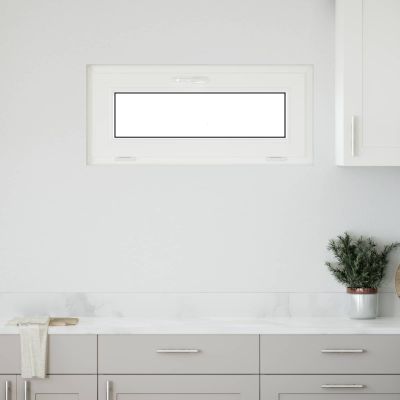 vidaXL Podkrovné okno RISOR 90 x 40 cm PVC a sklo Biela