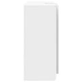 vidaXL Recepčný pult biely 135x50x103,5 cm, umelé drevo