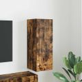 vidaXL TV nástenná skriňa 30 x 31 x 80 cm Dymová dub Kompozitné drevo