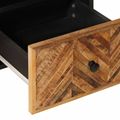 vidaXL Úložné skrine Hnedá 70 x 33,5 x 46 cm Masívne mango drevo