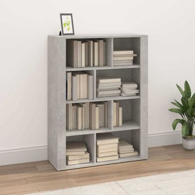 vidaXL Komoda betónovo sivá 80x30x106 cm spracované drevo