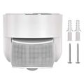PIR senzor (pohybové čidlo) IP65 1200W, biela