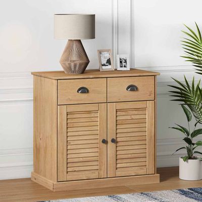 vidaXL Komoda so zásuvkami VIGO 78x40x75 cm borovicový masív