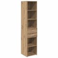 vidaXL Highboard Remeselný dub 40 x 42,5 x 185 cm Kompozitné drevo