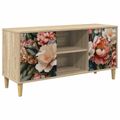 vidaXL TV skrinka BORNE 102 x 33 x 50 cm Sonoma Kompozitné drevo