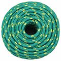 vidaXL Lodné lano zelené 12 mm 100 m polypropylén