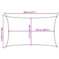 vidaXL Tieniaca plachta 160 g/m² tmavozelená 5x8 m HDPE