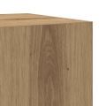 vidaXL 4-dielna sada kúpeľňového nábytku dub artisan kompozitné drevo