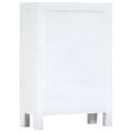 vidaXL Vyrezávaná komoda biela 60x30x89 cm masívne mangovníkové drevo