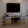 vidaXL TV jednotky 139,5 x 34 x 50 cm Hnedá Kompozitné drevo