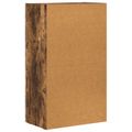 vidaXL Servírovacia skriňa ELST Dymová dub 59 x 35 x 100,5 cm