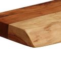 vidaXL Nástenné police 2 ks 40x20x3,5 cm, akáciový masív