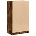 vidaXL Botník dymový dub 59x35x100 cm spracované drevo