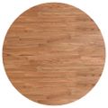 vidaXL Okrúhla stolová doska bledohnedá Ø90x1,5cm ošetrený masívny dub