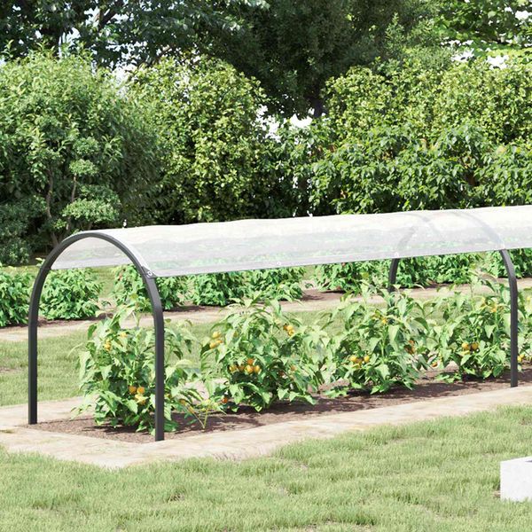 vidaXL Pokrytie rastlín Priehľadná 20 x 1,5 m PE