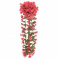vidaXL Kvetinové girlandy 3 ks, ružové 85 cm