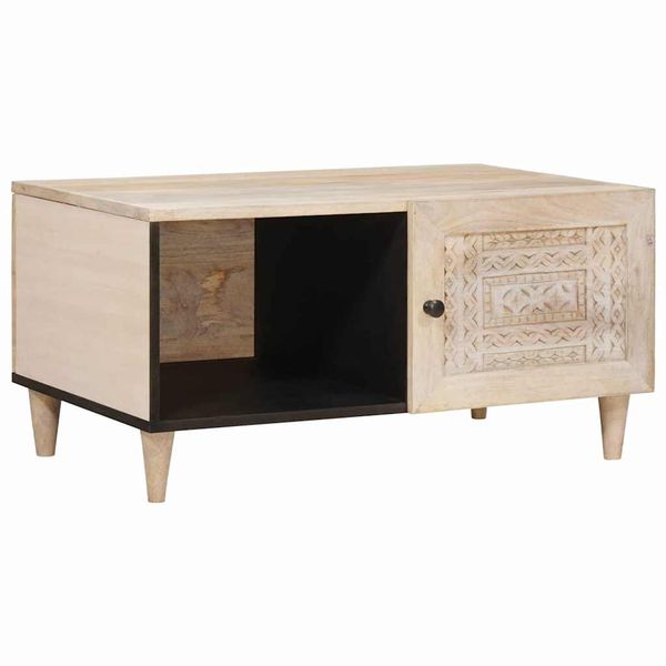 vidaXL Konferenčný stolík Biela 100 x 54 x 40 cm Kompozitné drevo