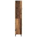 vidaXL Highboard Staré drevo 69,5 x 34 x 180 cm Kompozitné drevo