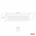 LED pracovné svetlo AWL01 6 LED FLAT 9-60V AMiO-01612