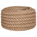 vidaXL Jutové lano 5 m dlhé 40 mm hrubé