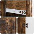 vidaXL Servírovacia skriňa so zásuvkou Dymový dub 66 x 34,5 x 89,5 cm
