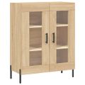 vidaXL Vysoká skrinka dub sonoma 69,5x34x180 cm spracované drevo