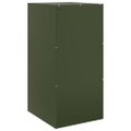 vidaXL Komoda olivovozelená 34,5x39x73 cm oceľ