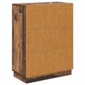 vidaXL Zásuvkový kabinet Staré drevo 66 x 34,5 x 87 cm