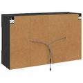 vidaXL TV nástenná skriňa 98,5 x 30 x 60,5 cm Čierny dub