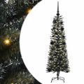 vidaXL Umelý vianočný stromček Zelená 120 cm PVC, plast a oceľ