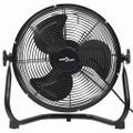 vidaXL Podlahový ventilátor, 3 rýchlosti 60 cm 115,2 W, čierny