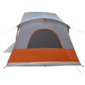 vidaXL Stan chata Šedá a oranžová 480 x 273 x 205 cm Polyester a oceľ