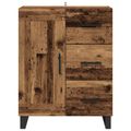 vidaXL Servírovacia skriňa so zásuvkou Staré drevo 69,5 x 34 x 90 cm