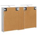 vidaXL Set kabinetov do kúpeľne 3 ks 120 x 14,5 x 70 cm
