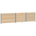 vidaXL Paletové ohrádky 3 ks 150x100 cm borovicový masív